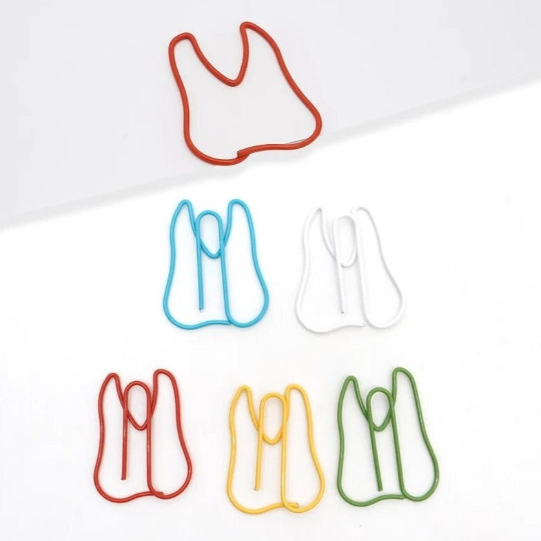 Tooth-Shaped Paper Clips