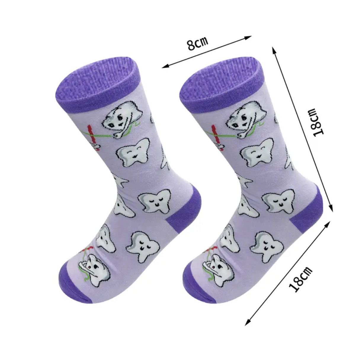 Dental Themed Socks - Dental Crazed