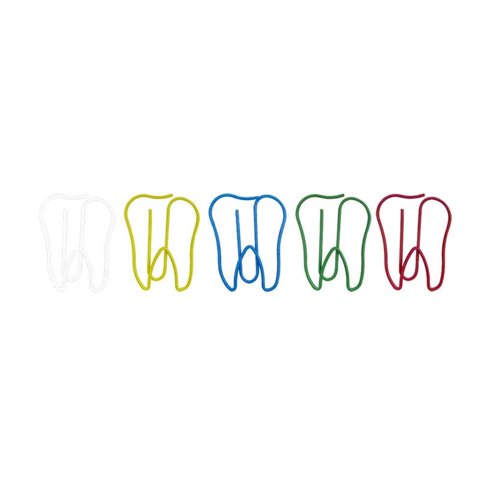 Tooth-Shaped Paper Clips