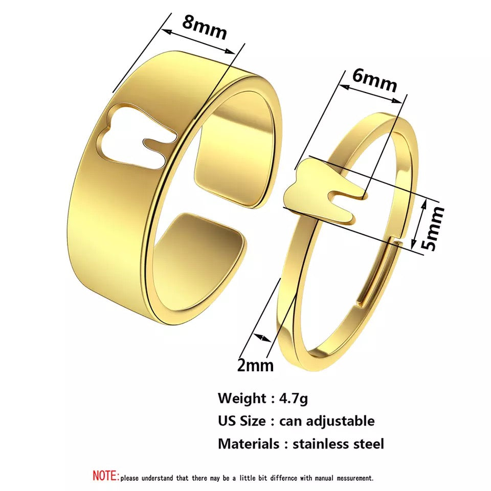 Adjustable Tooth Ring - Dental Crazed