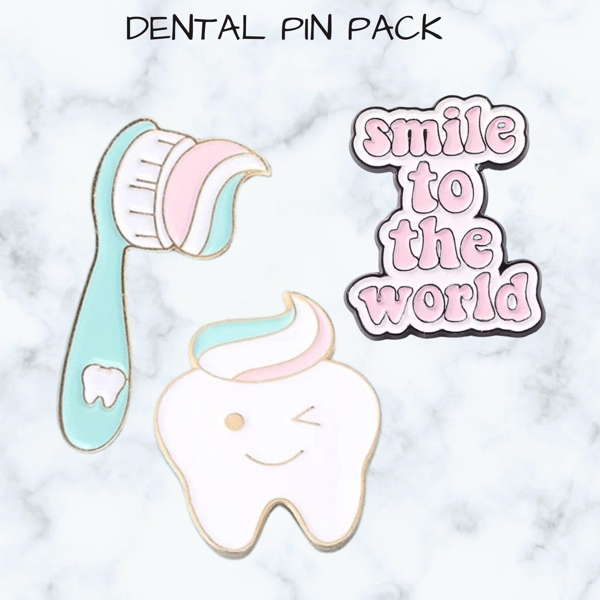 Dental Lapel Pin Pack - Dental Crazed