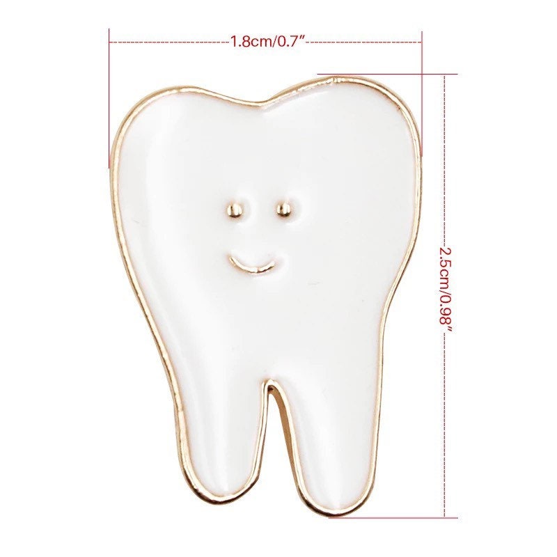 Tooth Lapel Pin - Dental Crazed