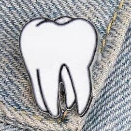 Tooth Lapel Pin - Dental Crazed