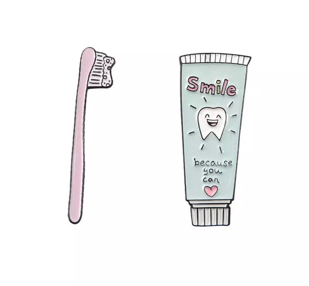 Toothpaste Lapel Pin - Dental Crazed