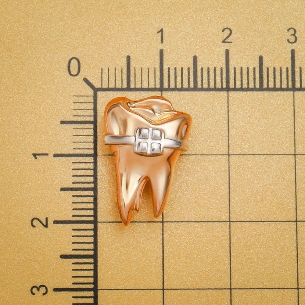 Brace Tooth Lapel Pin - Dental Crazed