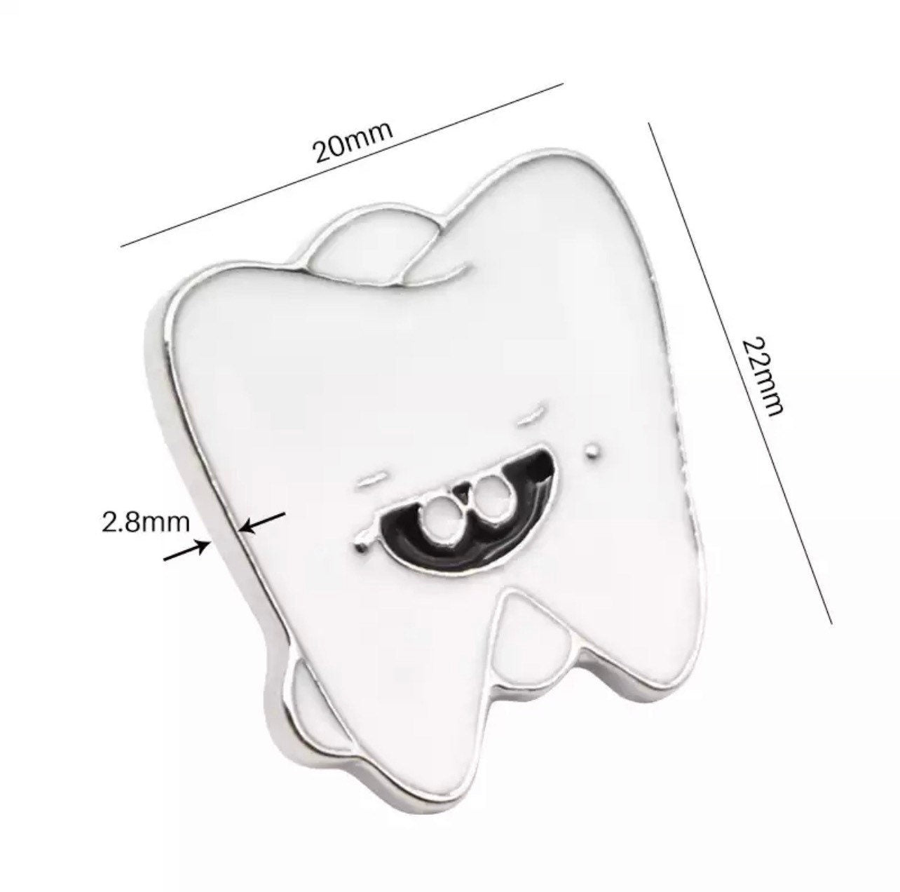 Tooth Lapel Pin - Dental Crazed