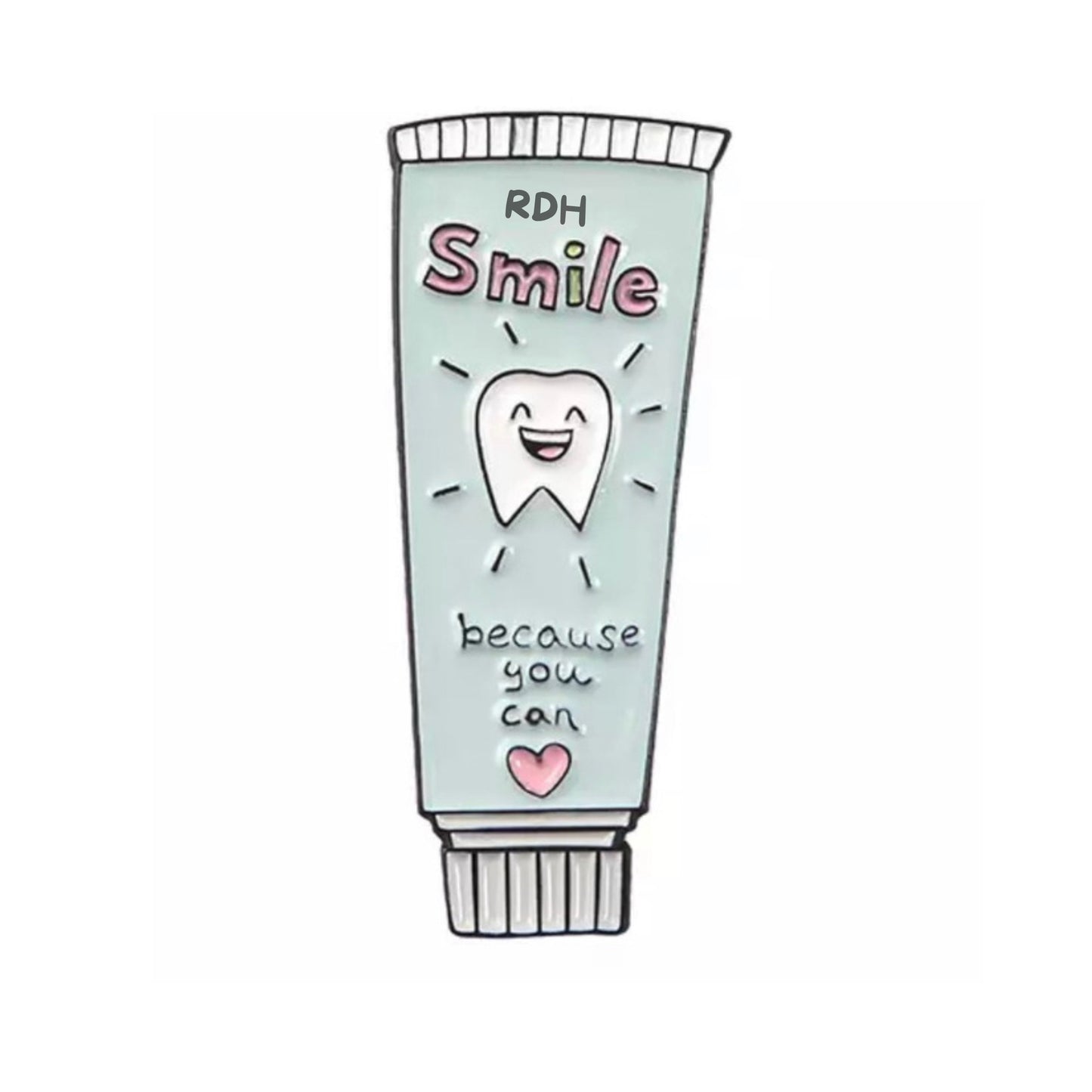 Toothpaste Lapel Pin - Dental Crazed