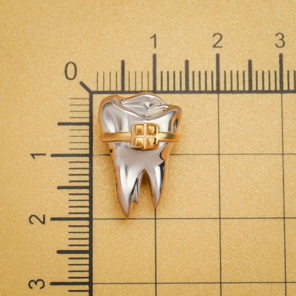 Brace Tooth Lapel Pin - Dental Crazed